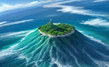穗高有纪主题写真特辑封面，海边场景光线通透，画风明快活泼